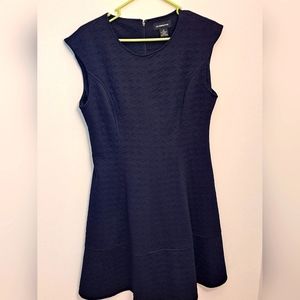Sleeveless Navy Dress